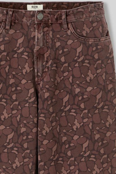 Pantalon loose imprimé
