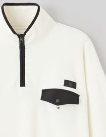 Polaire col montant zippé
