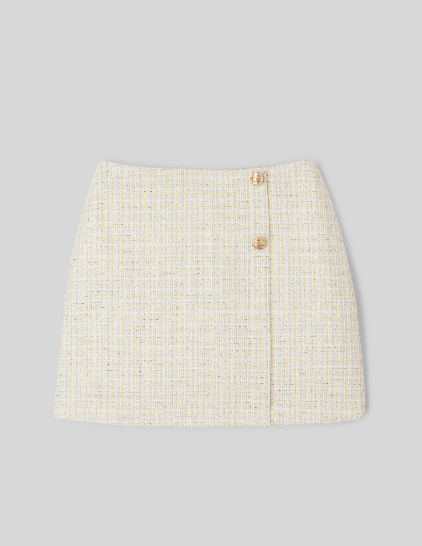 Jupe courte tweed