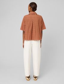 Chemisette en broderie anglaise