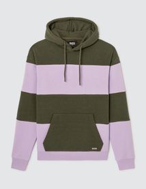 Sweat maxi rayures