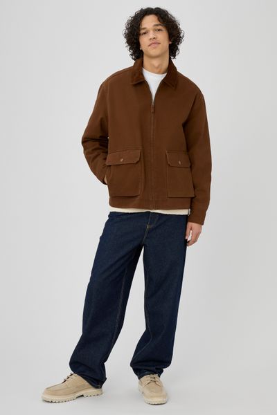 Veste zipp&eacute;e col velours