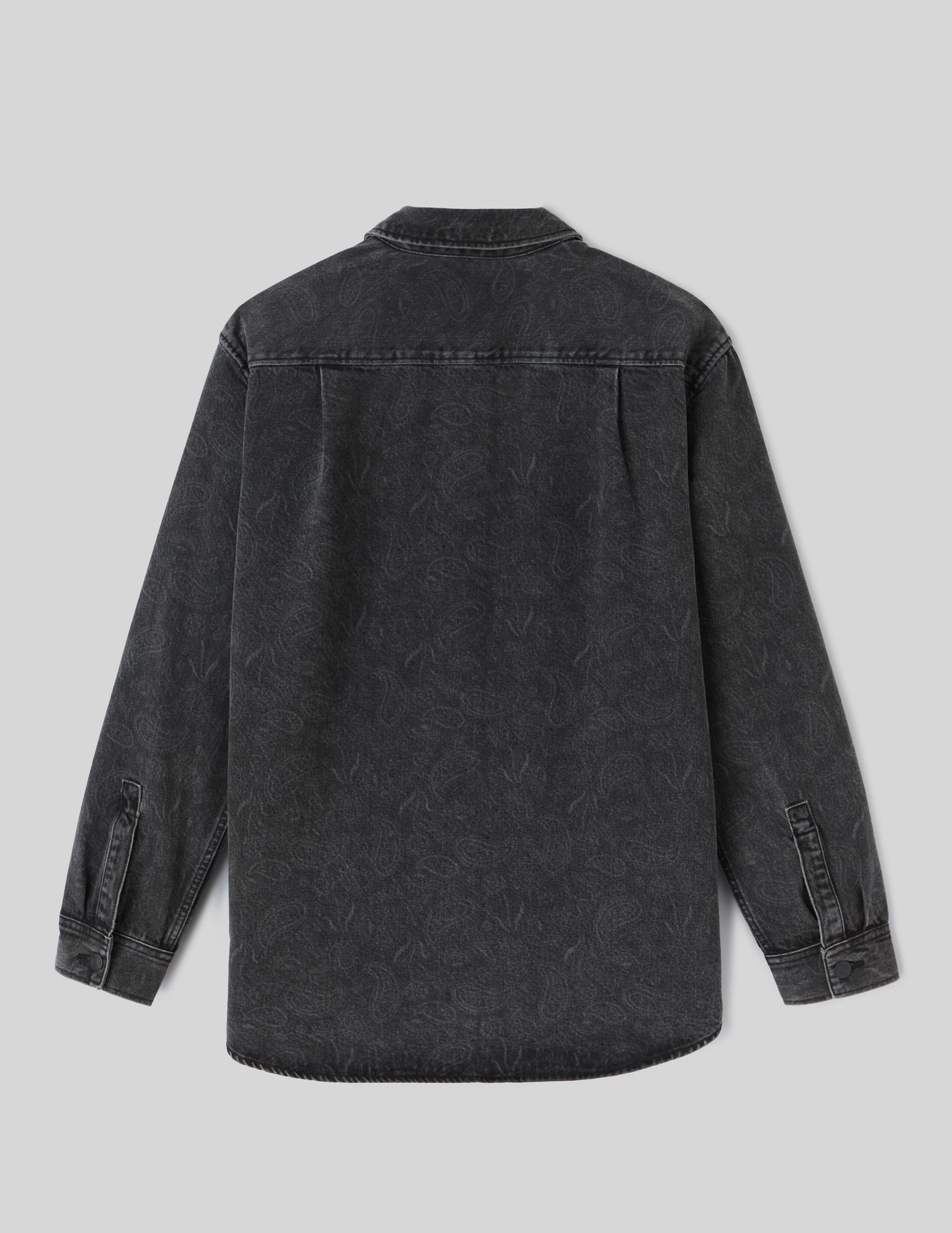 Surchemise en jean imprimée