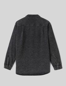 Surchemise en jean imprimée