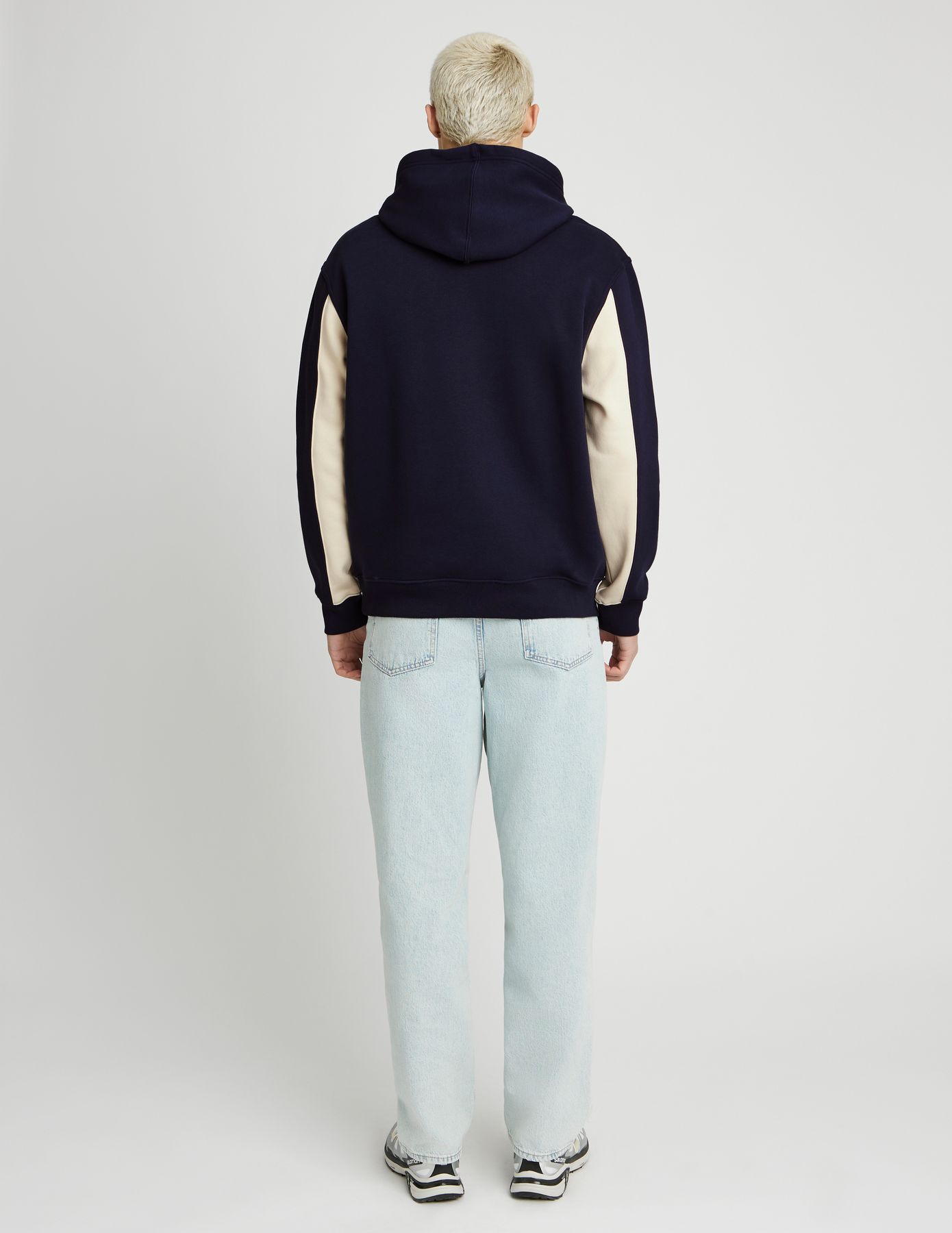 Sweat à capuche colorblock