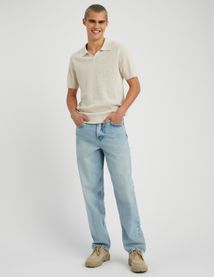 Polo maille ajour&eacute;e