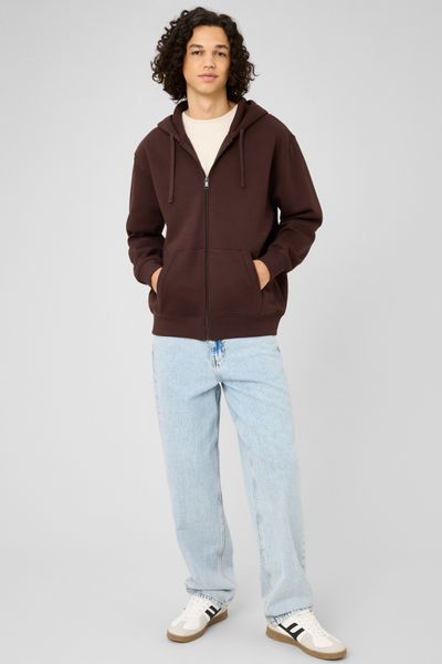 Sweat zipp&eacute; &agrave; capuche