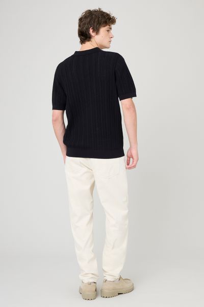 Polo maille fantaisie