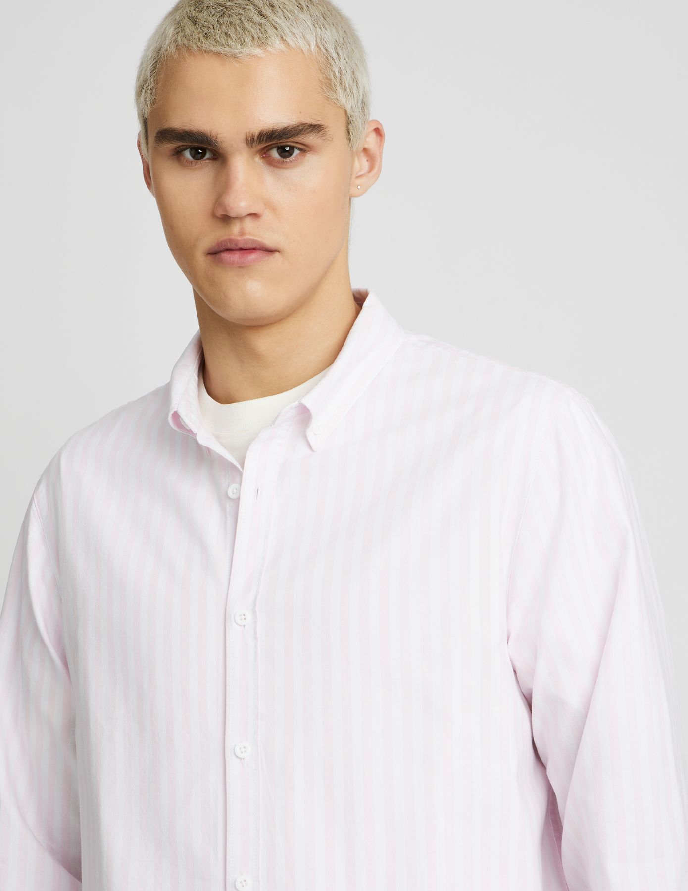 Chemise oxford rayée