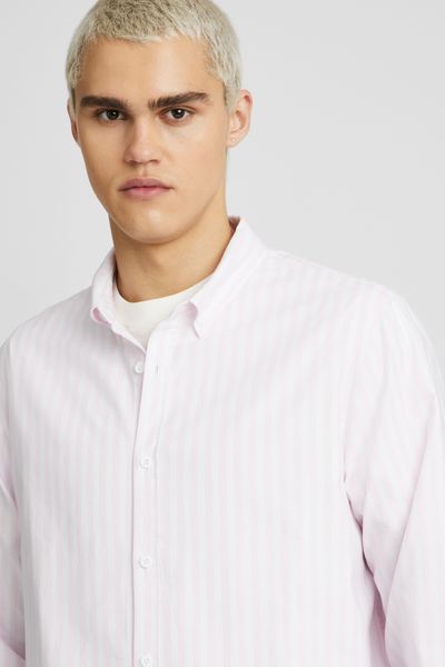 Chemise oxford rayée