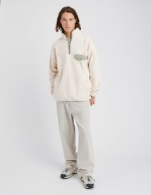 Polaire col montant zippé