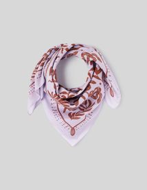 Foulard coton imprimé