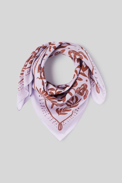 Foulard coton imprimé