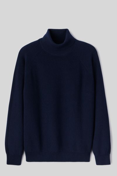 Pull col roulé