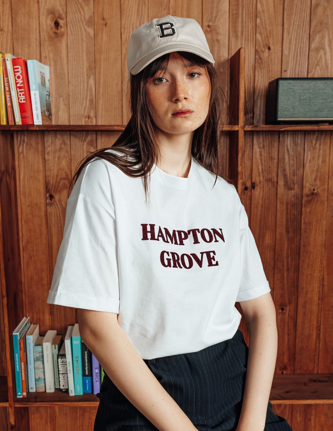 T-shirt imprimé flock