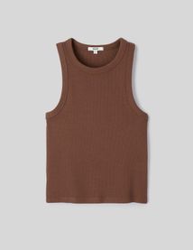 D&eacute;bardeur maille c&ocirc;tel&eacute;e uni