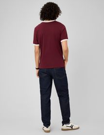 T-shirt bords contrast&eacute;s