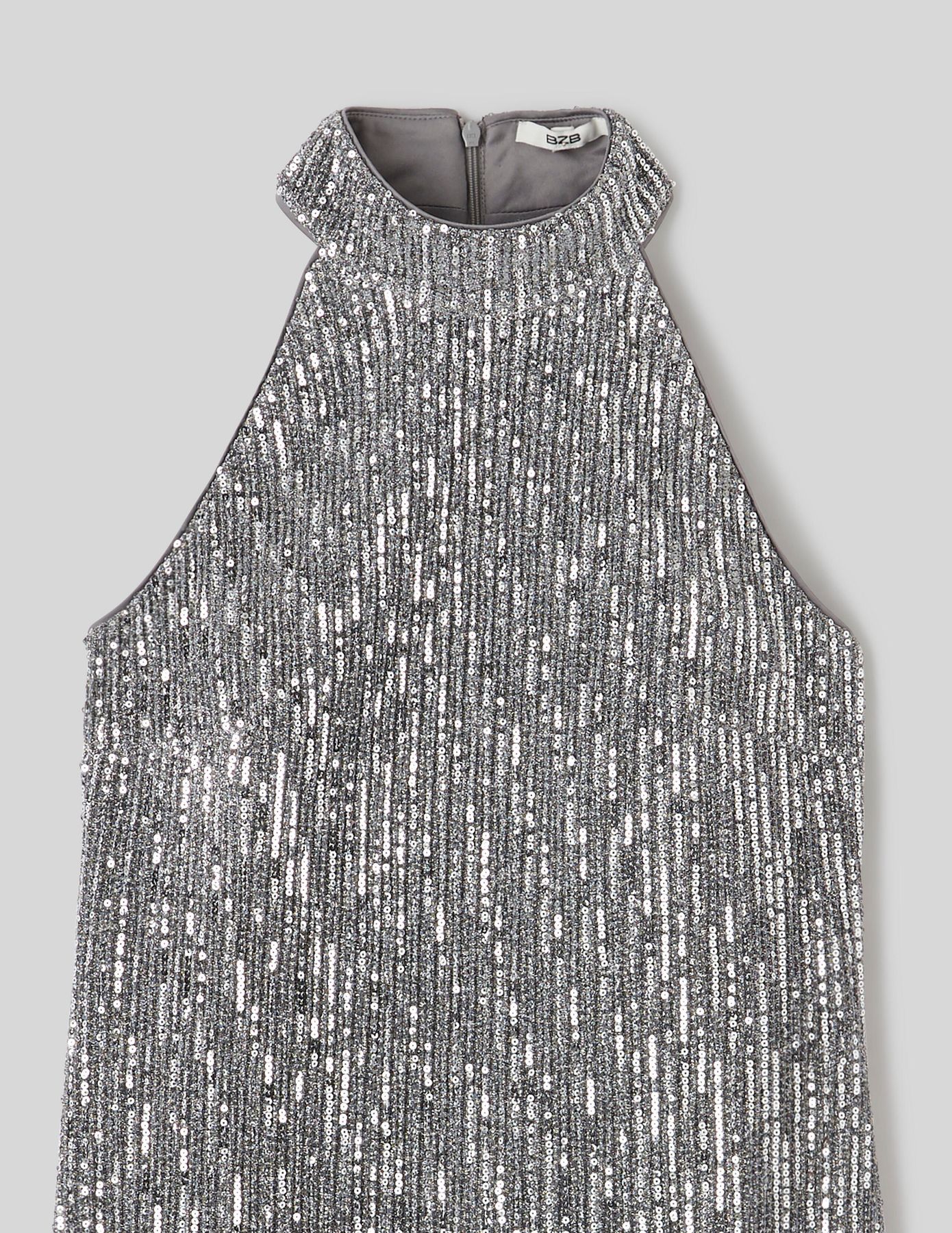 Robe courte à sequins