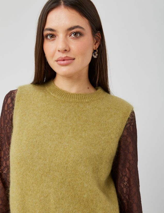 Pull sans manches premium