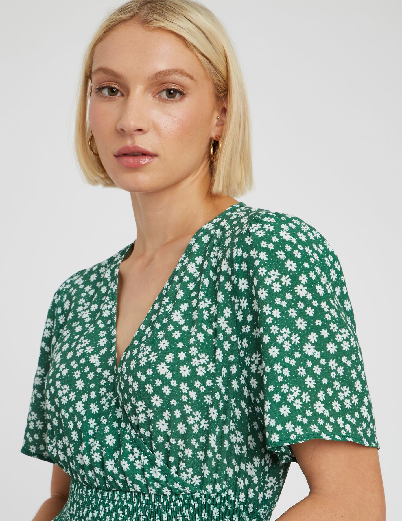 Robe longue imprim&eacute;e