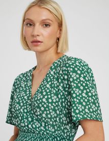 Robe longue imprim&eacute;e