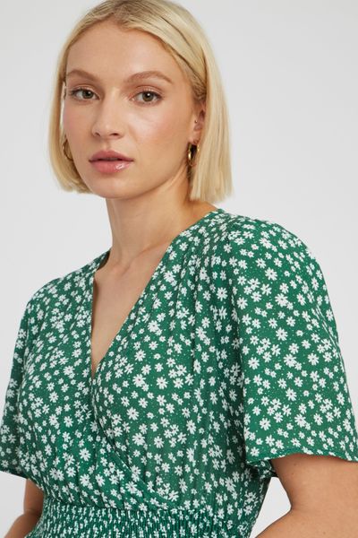 Robe longue imprim&eacute;e