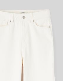 Jean straight taille haute