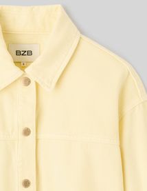 Veste en twill jaune