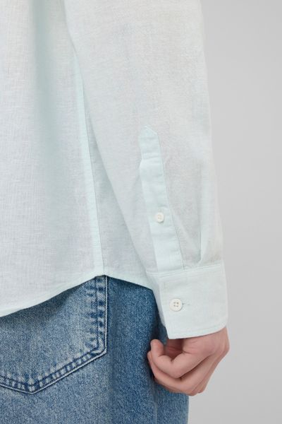 Chemise manches longues viscose lin