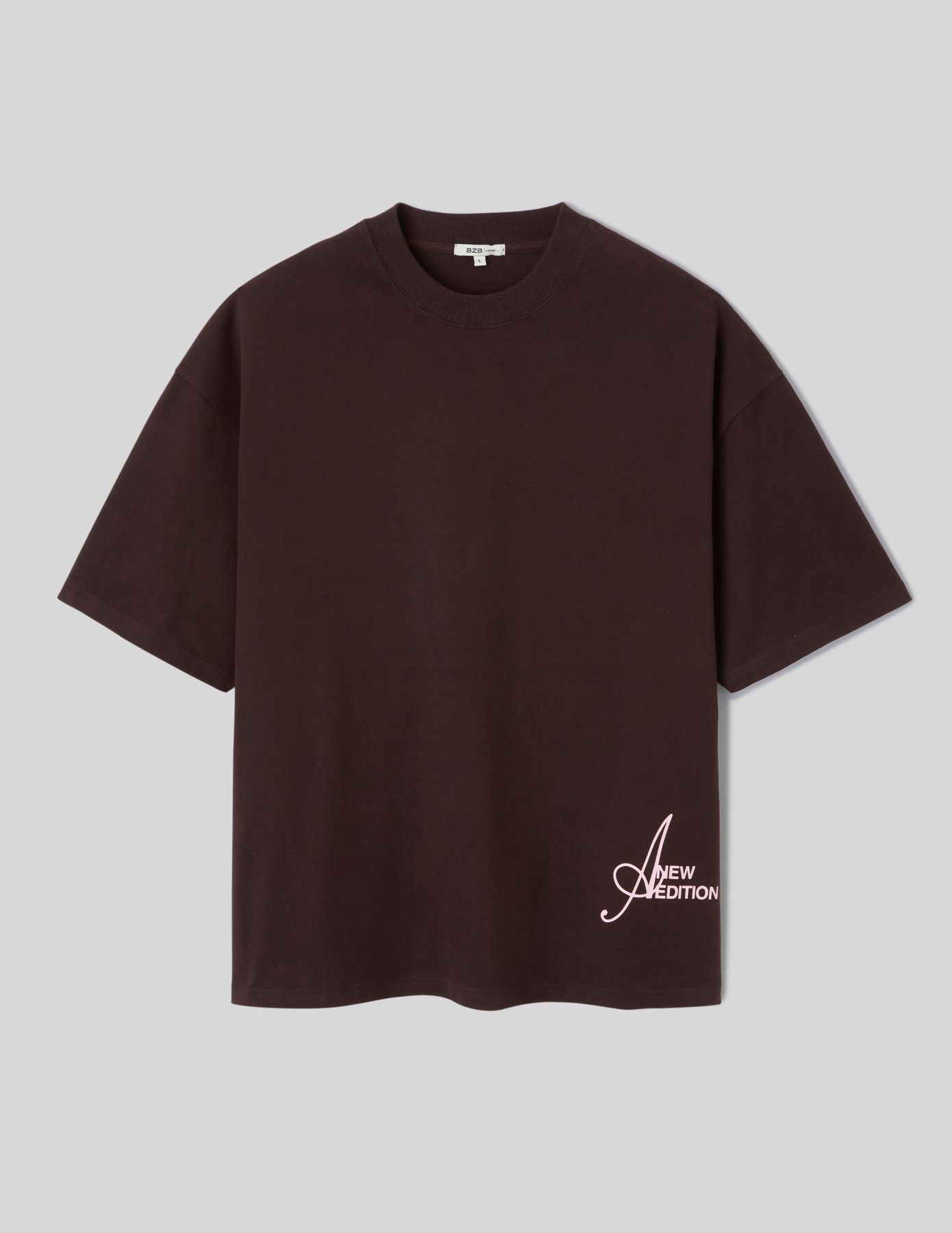 T-shirt &eacute;pais imprim&eacute; devant / dos
