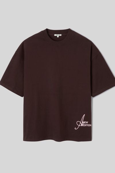T-shirt &eacute;pais imprim&eacute; devant / dos