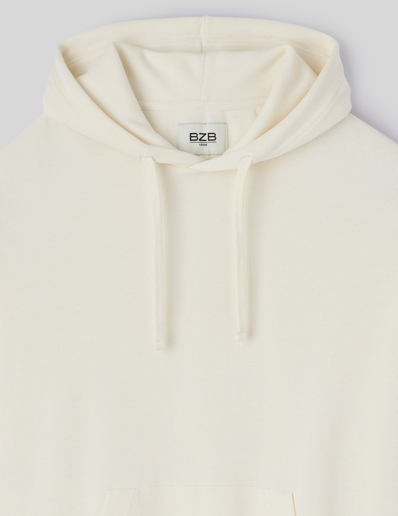 Sweat à capuche matière fantaisie