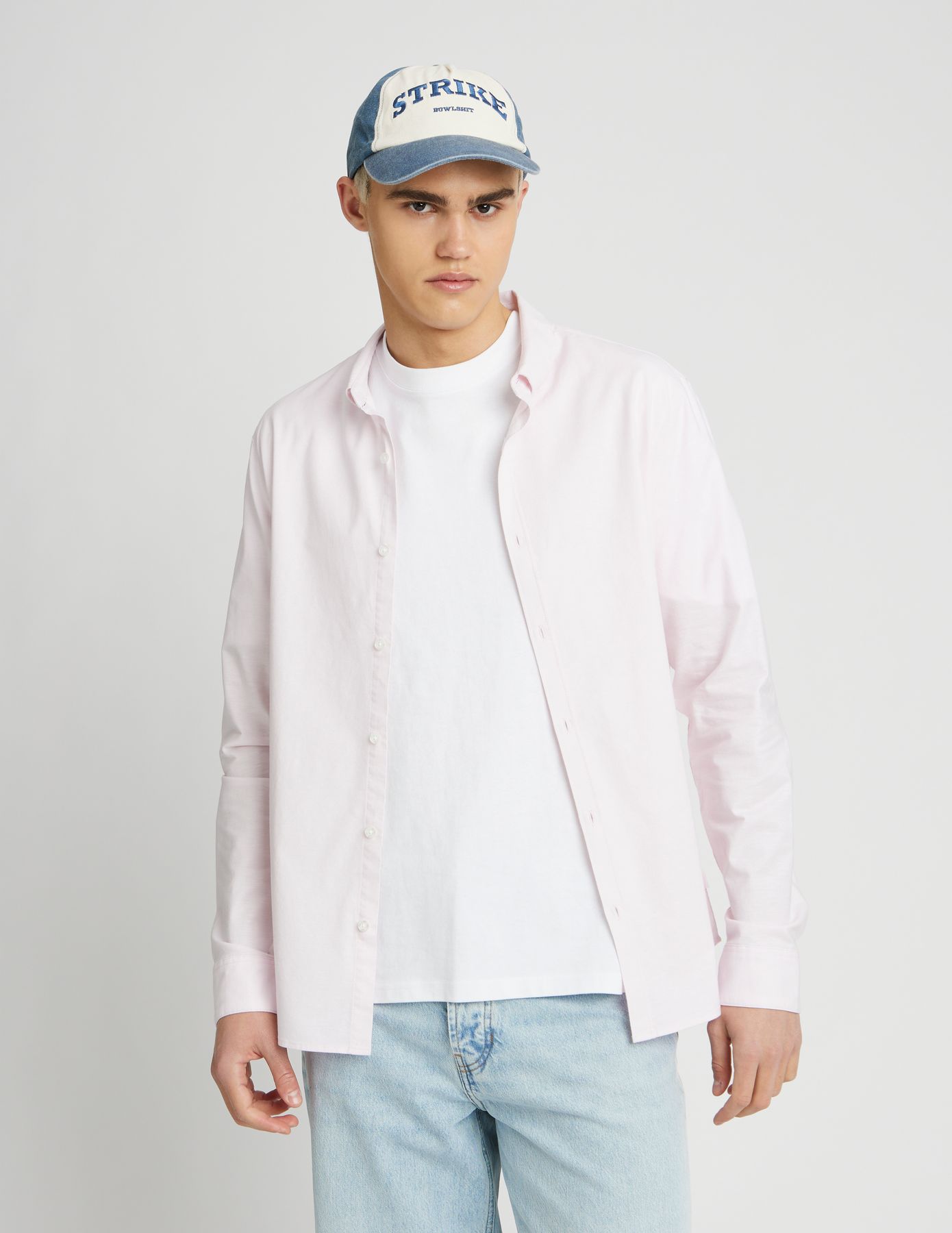 Chemise unie ajustée