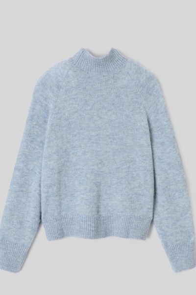 Pull col montant premium