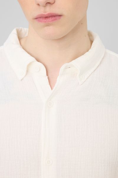 Chemise manches longues gaze de coton