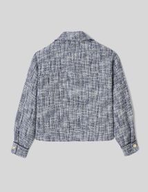 Surchemise en tweed