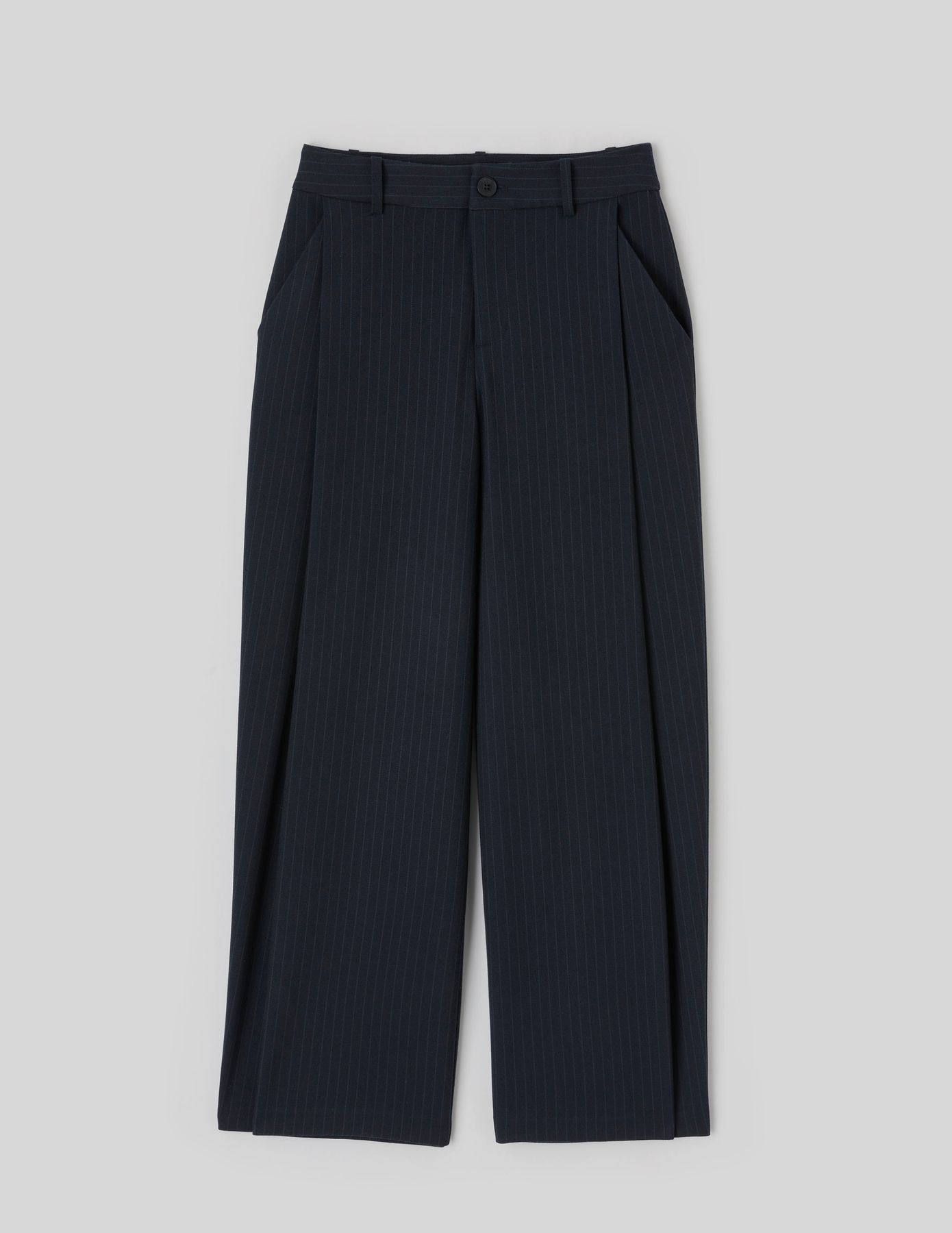 Pantalon balloon &agrave; rayures