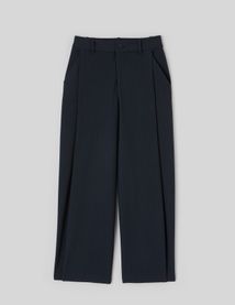 Pantalon balloon &agrave; rayures