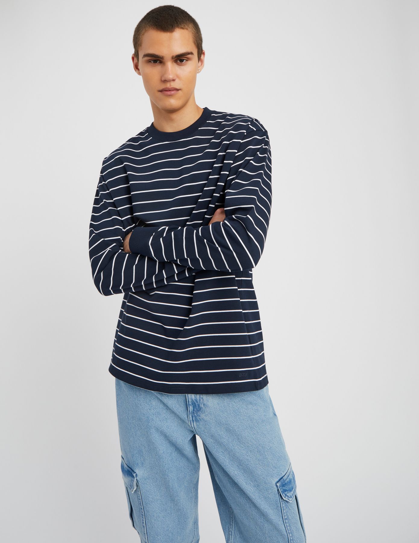 T-shirt marini&egrave;re manches longues