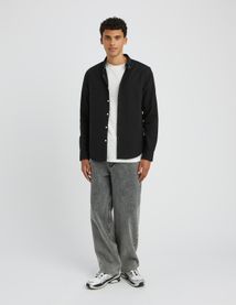 Chemise unie ajustée