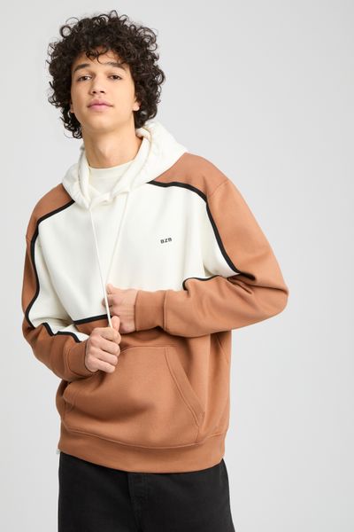 Sweat à capuche colorblock