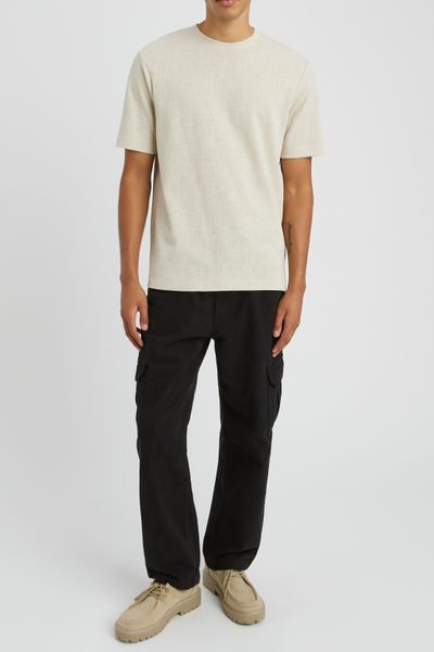 T-shirt maille textur&eacute;e
