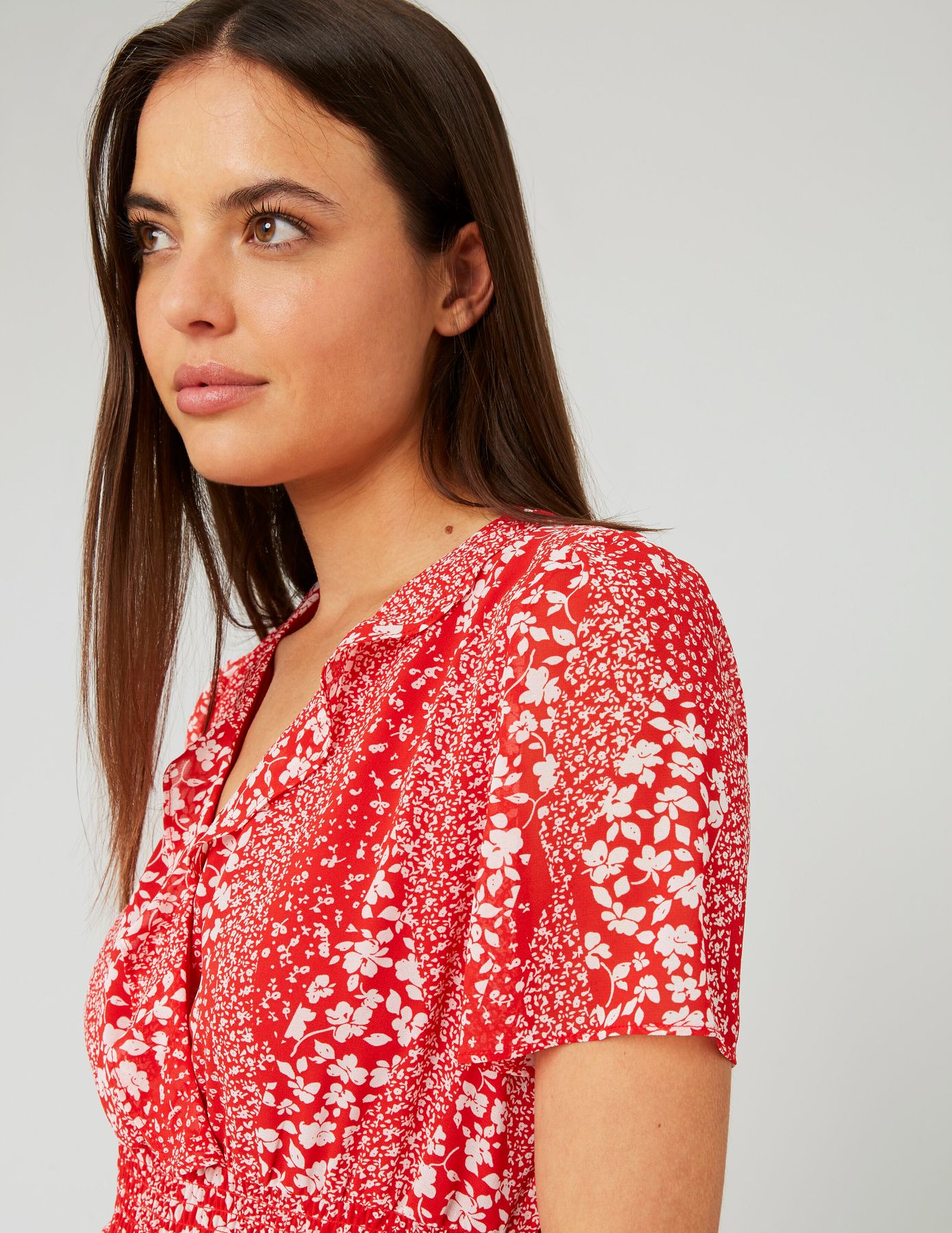 Robe courte imprimée
