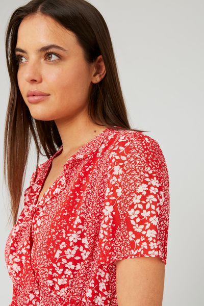 Robe courte imprimée