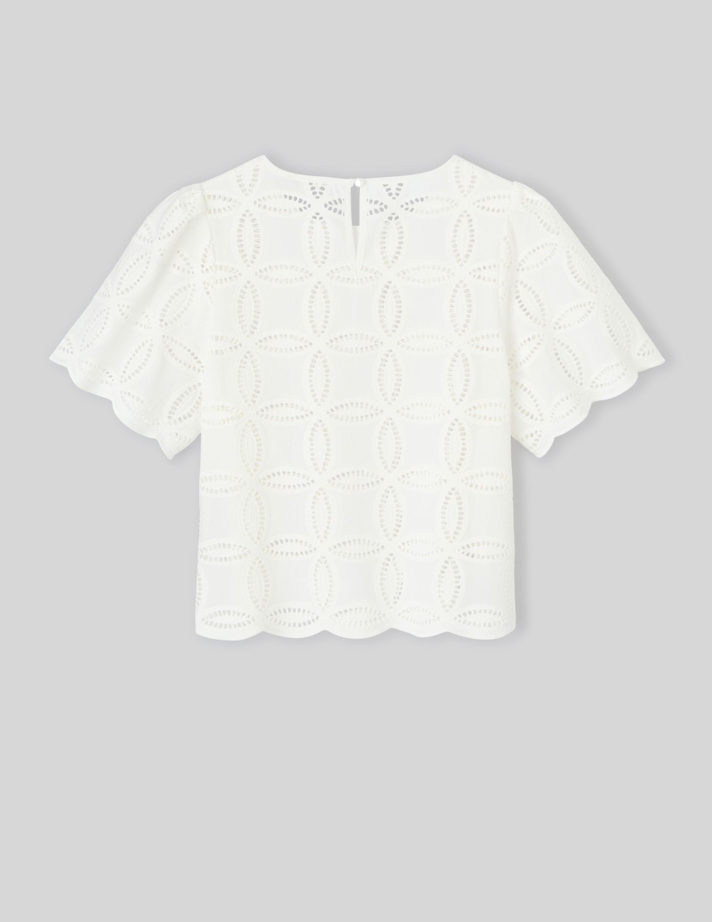 Blouse en broderie anglaise