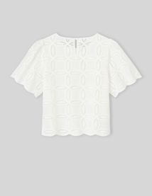 Blouse en broderie anglaise