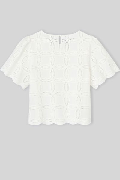 Blouse en broderie anglaise