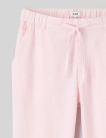 Pantalon de ville fluide viscose lin