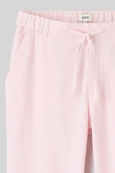 Pantalon de ville fluide viscose lin