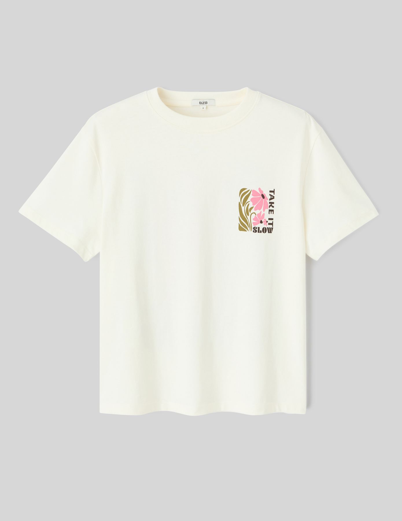 T-shirt imprim&eacute; devant/dos